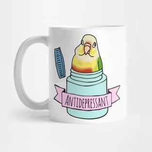 Antidepressant Pineapple Conure Mug